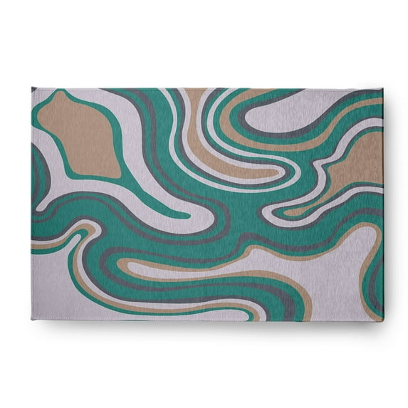Simply Daisy 2' x 3' Desert Turquoise Agate Indoor/outdoor Rug
