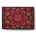 thumbnail image 1 of Simply Daisy 2' x 3' Desert Turquoise Rattan Geometric Indoor/outdoor Rug, 1 of 5