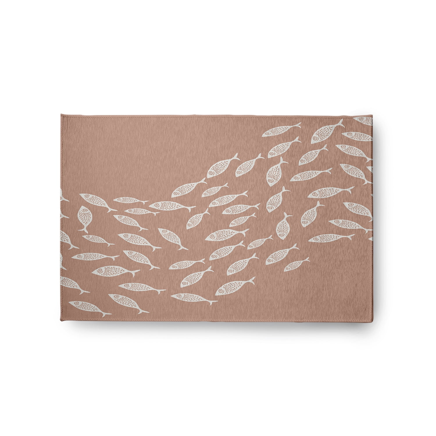 Simply Daisy 2' x 3' Escuela Nautical Chenille Rug, Mauve