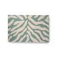 thumbnail image 1 of Simply Daisy 2' x 3' Eucalyptus Animal Stripe Spring Chenille Indoor/Outdoor Rug, 1 of 3
