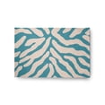 thumbnail image 1 of Simply Daisy 2' x 3' Explorer Blue Animal Stripe Spring Chenille Rug, 1 of 5