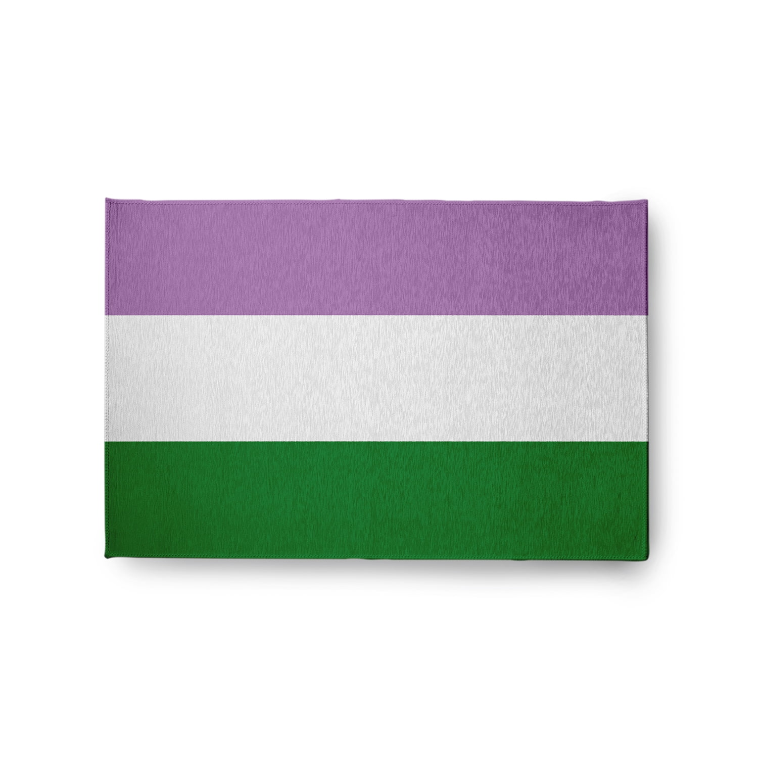 Simply Daisy 2' x 3' Genderqueer Genderqueer Chenille Indoor/Outdoor Rug