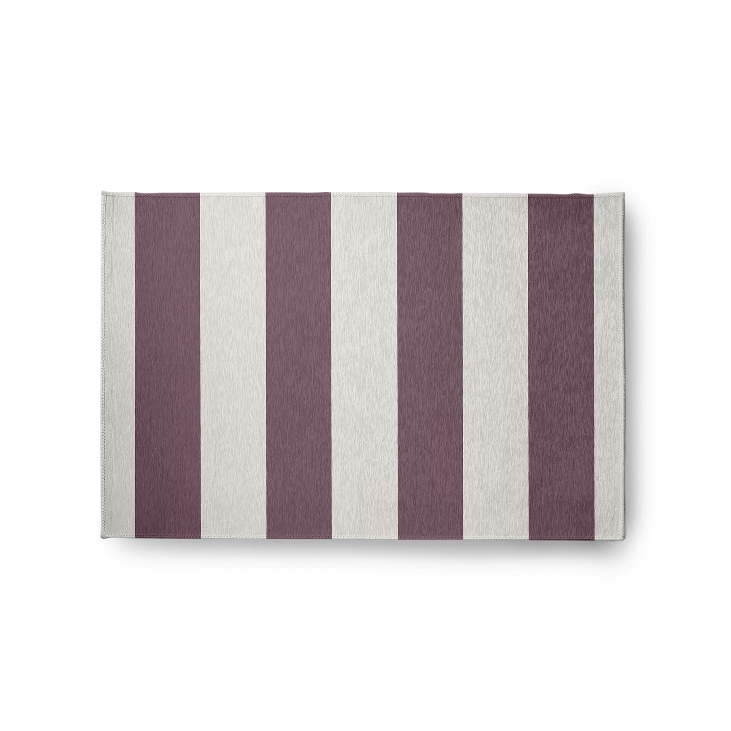 Simply Daisy 2' x 3' Graduated Stripe Chenille Rug, Dusty Purple