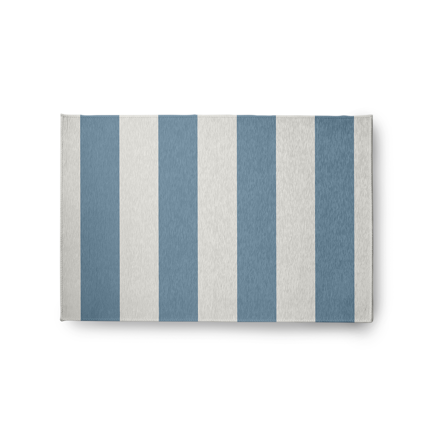 Simply Daisy 2' x 3' Graduated Stripe Chenille Rug, Dusty Smoke