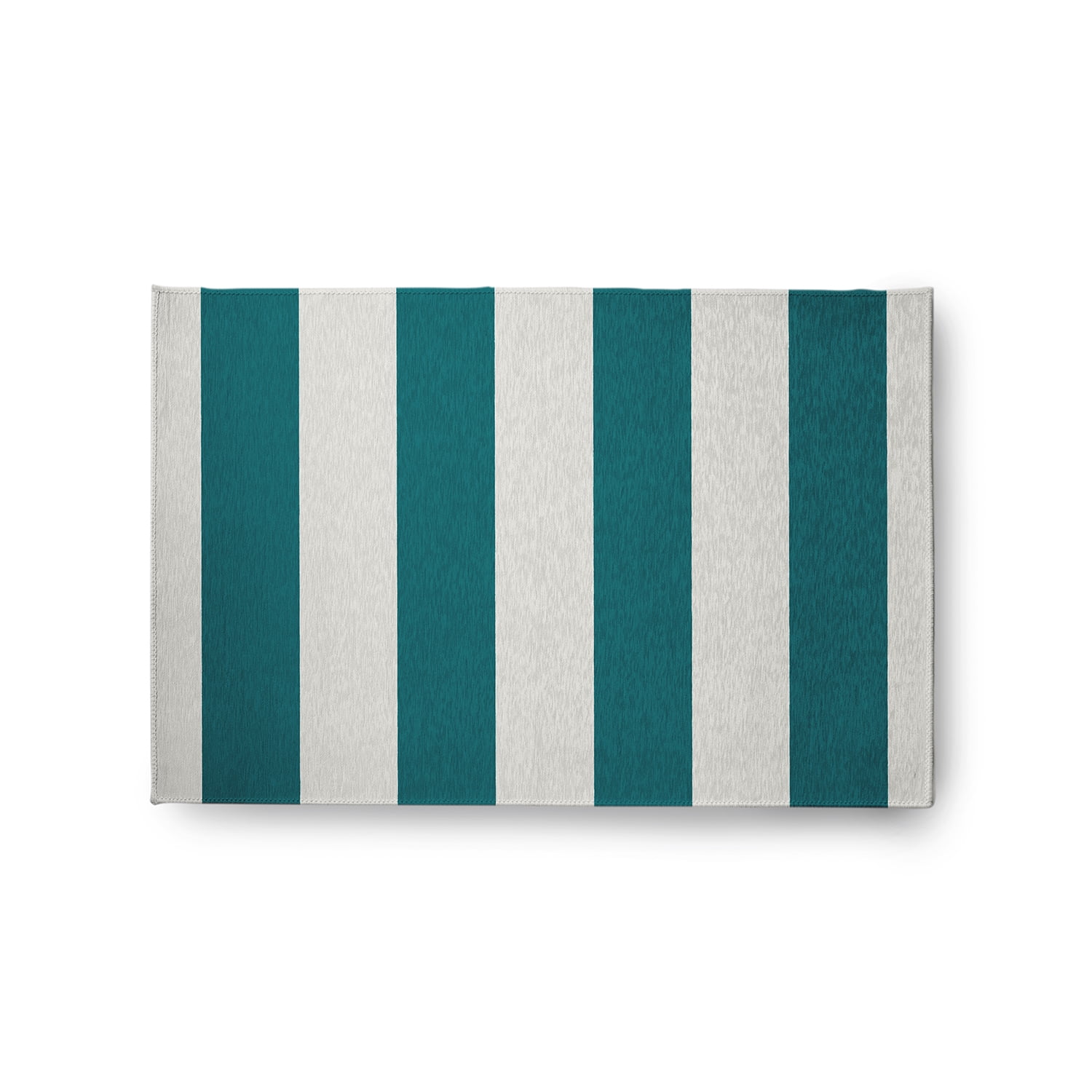 Simply Daisy 2' x 3' Graduated Stripe Chenille Rug, Ocean Teal