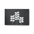 thumbnail image 1 of Simply Daisy 2' x 3' Gray Simple Stems Spring Chenille Indoor/Outdoor Rug, 1 of 3