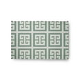 thumbnail image 1 of Simply Daisy 2' x 3' Greek Key Patterned Chenille Rug, Sage, 1 of 4