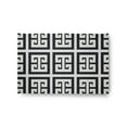 thumbnail image 1 of Simply Daisy 2' x 3' Greek Key Patterned Chenille Rug, Shark Blue, 1 of 4