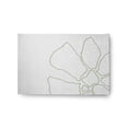 thumbnail image 1 of Simply Daisy 2' x 3' Green/White Petal Lines Spring Chenille Indoor/Outdoor Rug, 1 of 3