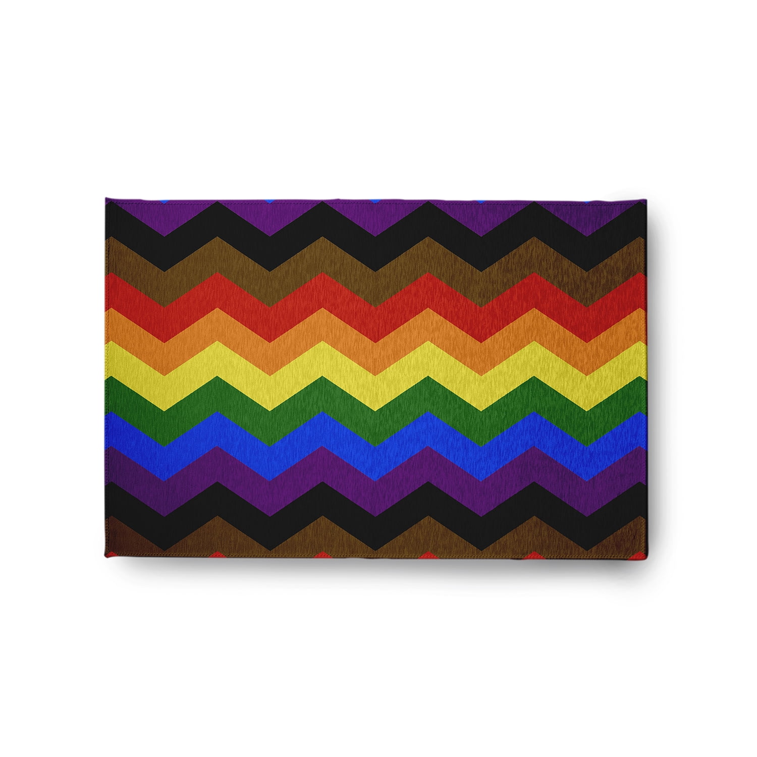 Simply Daisy 2' x 3' Inclusive Pride Chevron Chenille Rug