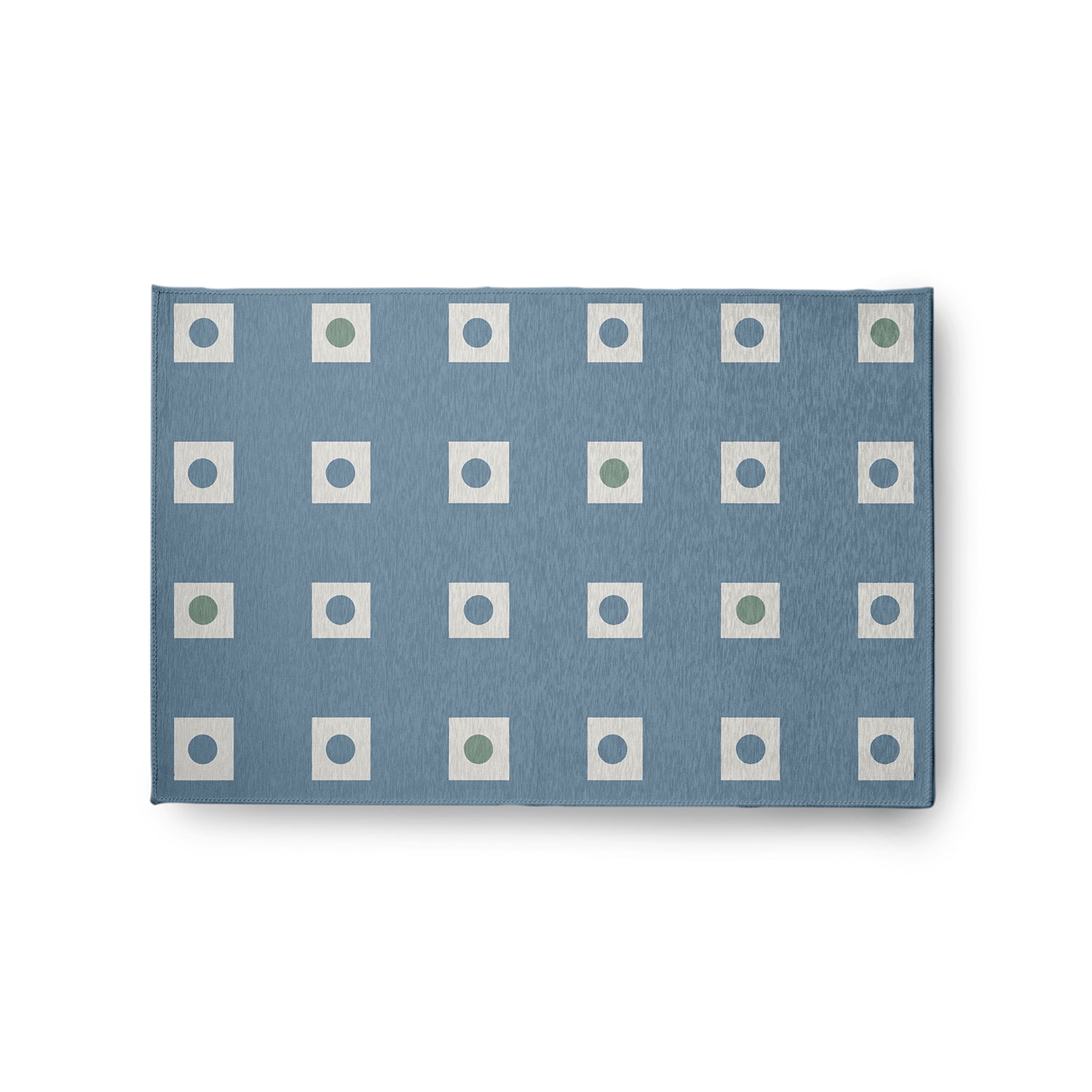 Simply Daisy 2' x 3' Li'l Boxes Chenille Rug, Dusty Smoke