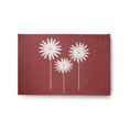 thumbnail image 1 of Simply Daisy 2' x 3' Ligonberry Red Floral Print Spring Chenille Indoor/Outdoor Rug, 1 of 3