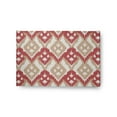 thumbnail image 1 of Simply Daisy 2' x 3' Ligonberry Red Hipster Spring Chenille Indoor/Outdoor Rug, 1 of 3