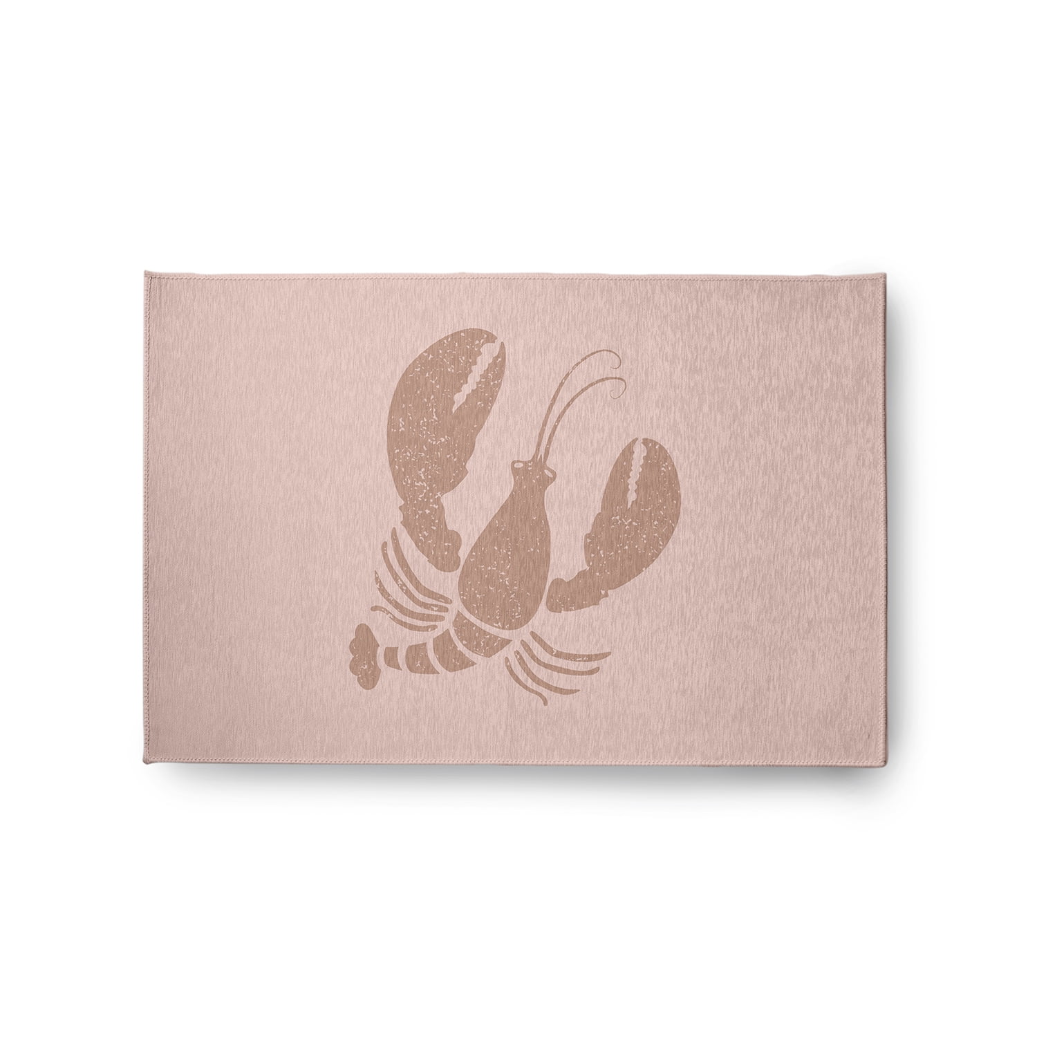 Simply Daisy 2' x 3' Lobster Nautical Chenille Rug, Mauve