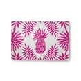 thumbnail image 1 of Simply Daisy 2' x 3' Orchid Pineapple Leaves Spring Chenille Indoor/Outdoor Rug, 1 of 3