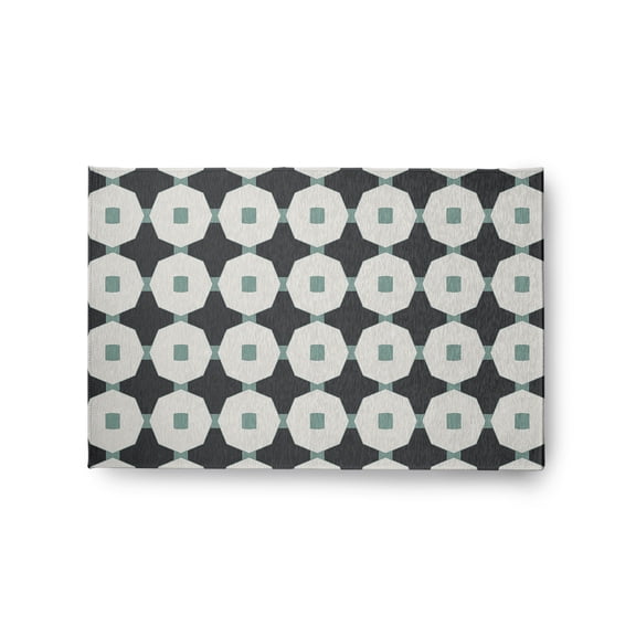 Simply Daisy 2' x 3' Pepper Button Up Spring Chenille Indoor/Outdoor Rug