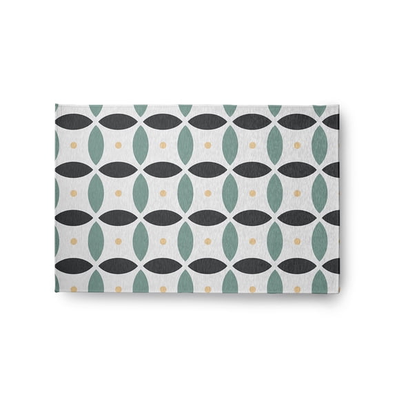 Simply Daisy 2' x 3' Pepper Geometric Spring Chenille Indoor/Outdoor Rug
