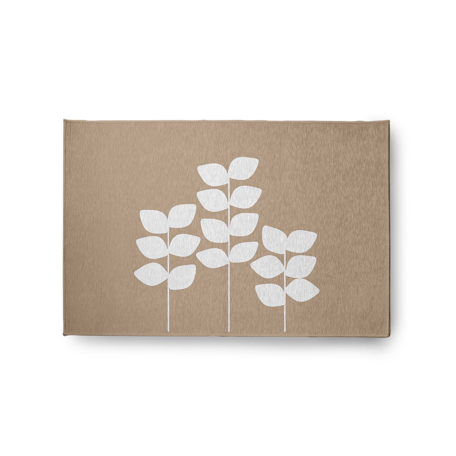 Simply Daisy 2' x 3' Pepper Simple Stems Spring Chenille Indoor/Outdoor Rug