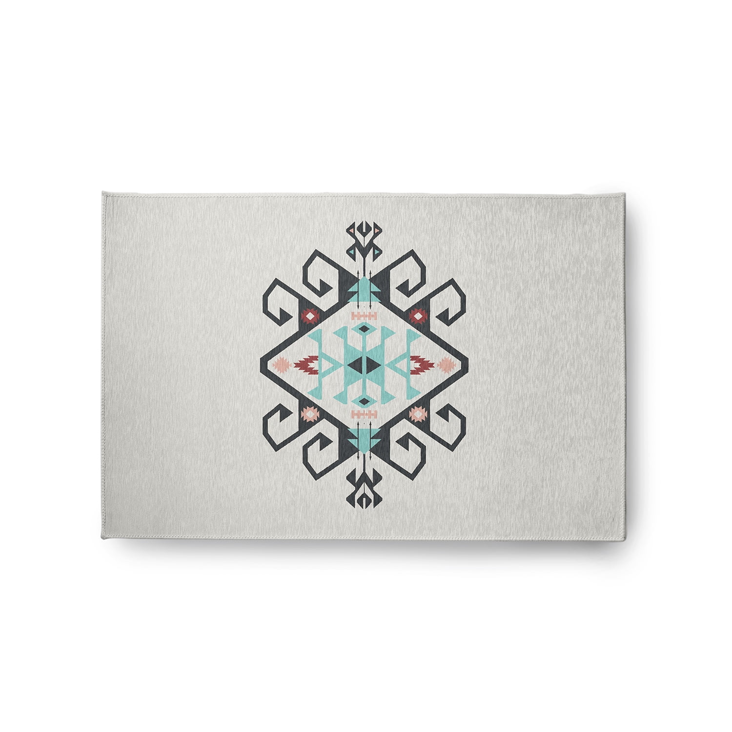 Simply Daisy 2' x 3' Pepper Southwest Medallion Spring Chenille Indoor/Outdoor Rug