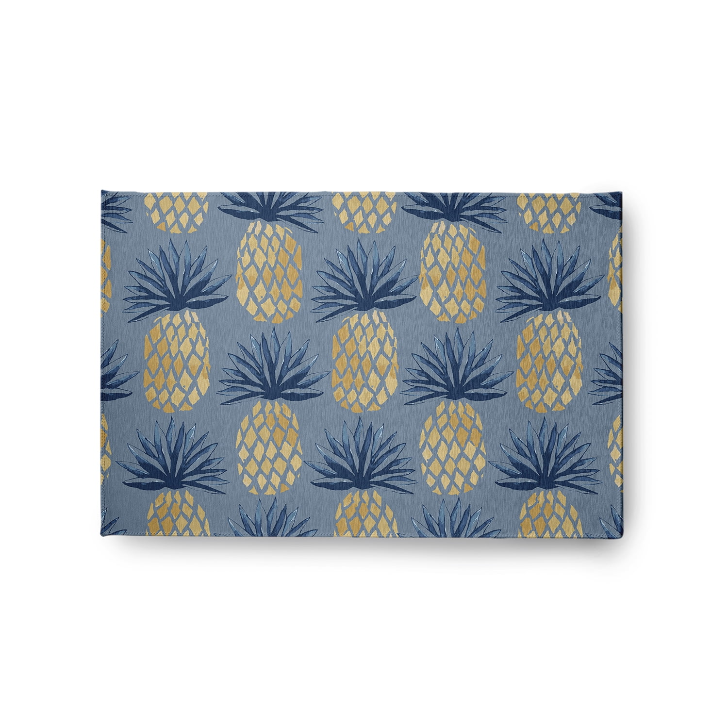Simply Daisy 2' x 3' Pineapple Stripes Chenille Rug, Dusty Smoke