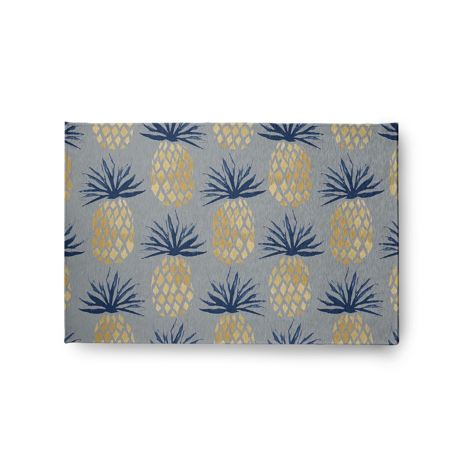 Simply Daisy 2' x 3' Pineapple Stripes Chenille Rug, Pretty Grey