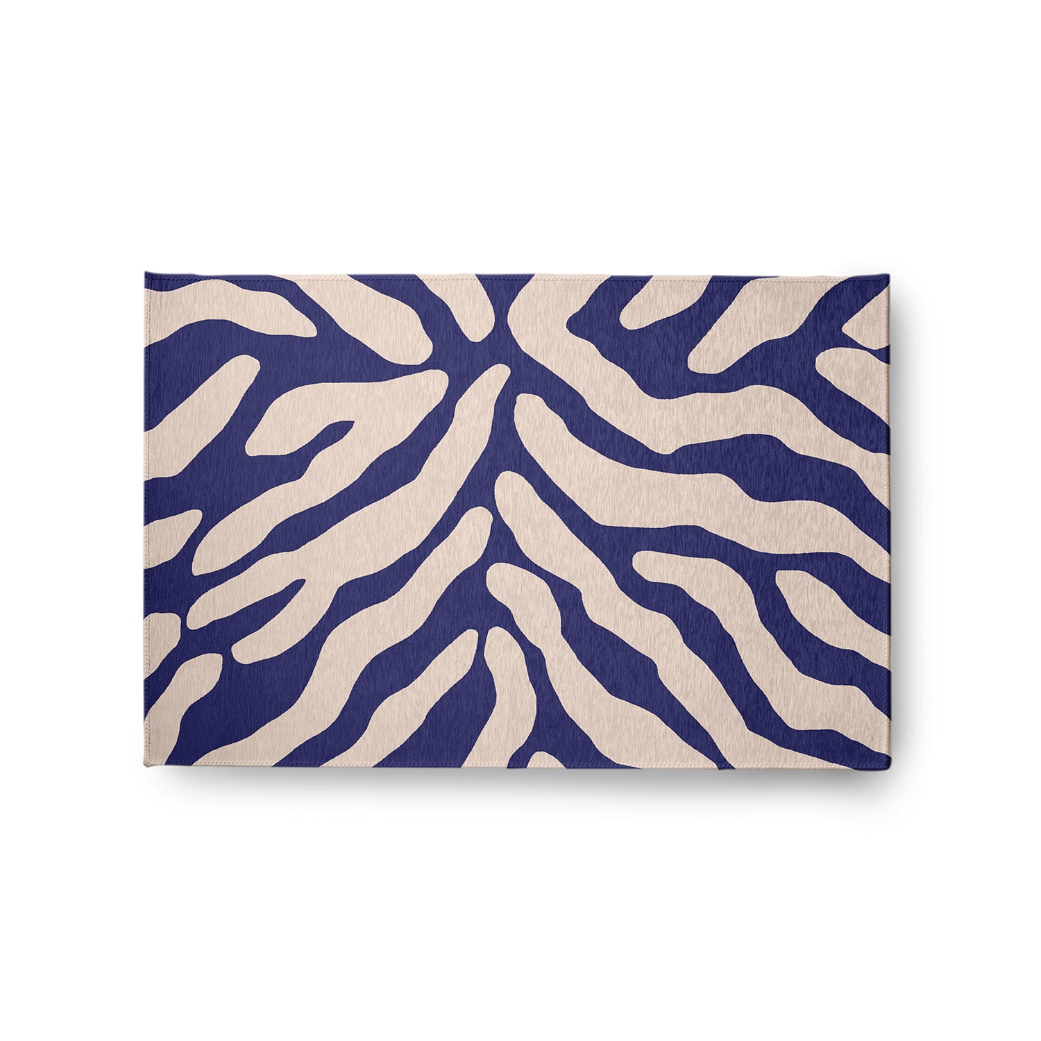 Simply Daisy 2' x 3' Purple Animal Stripe Spring Chenille Indoor/Outdoor Rug