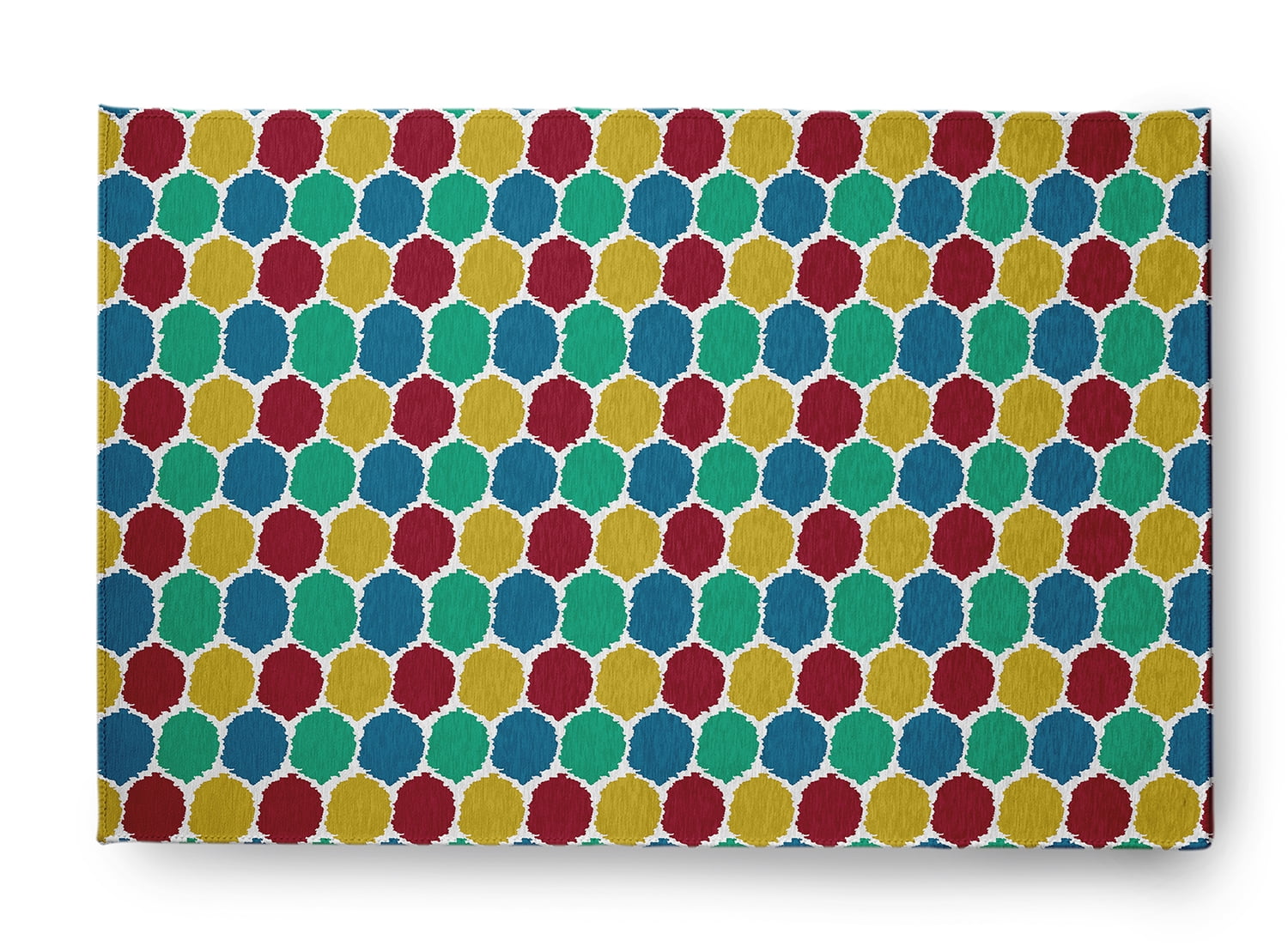 Simply Daisy 2' x 3' Sporty Red Geometric Rug
