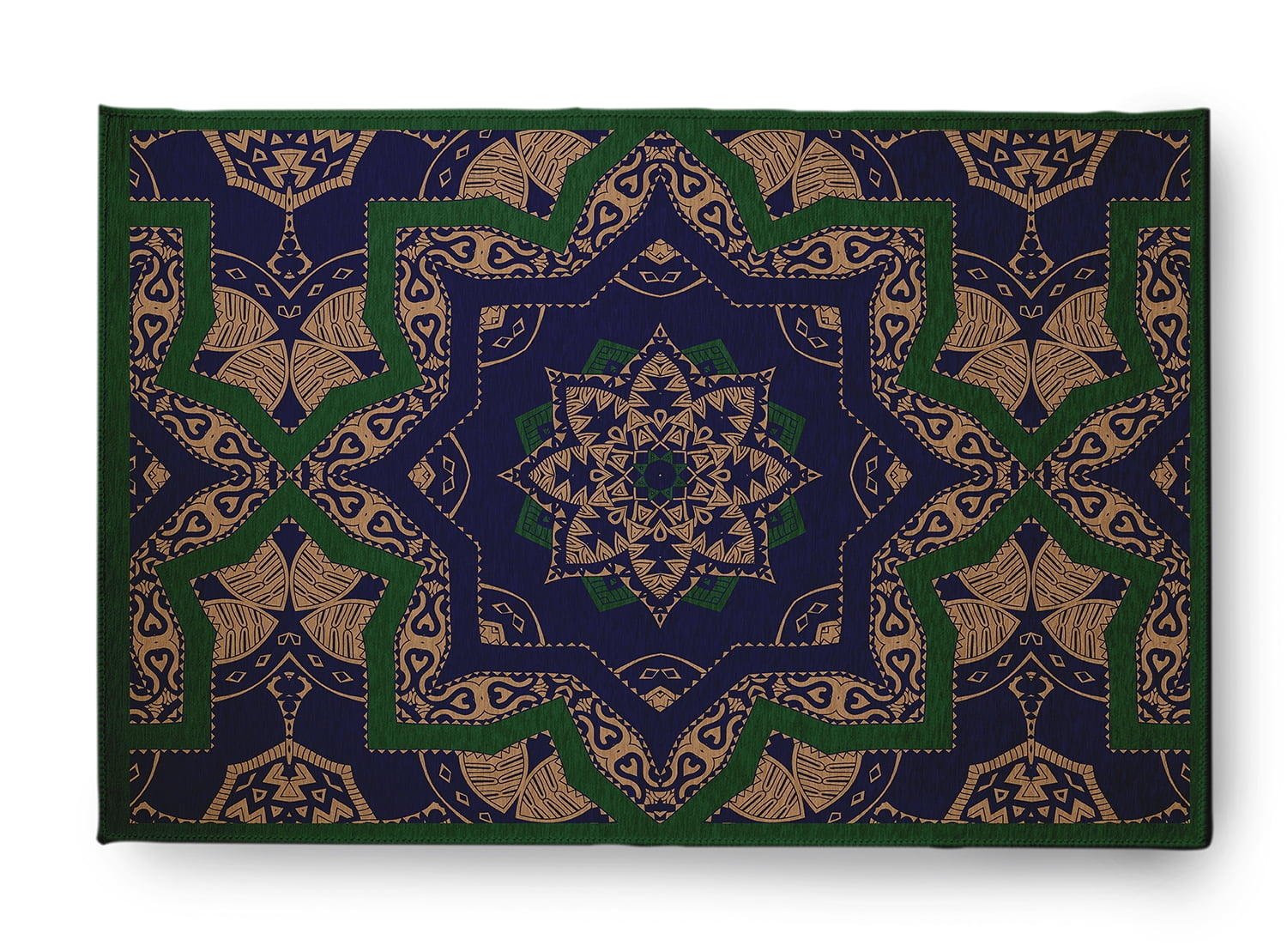 Simply Daisy 2' x 3' Spring Navy Shawl Rug