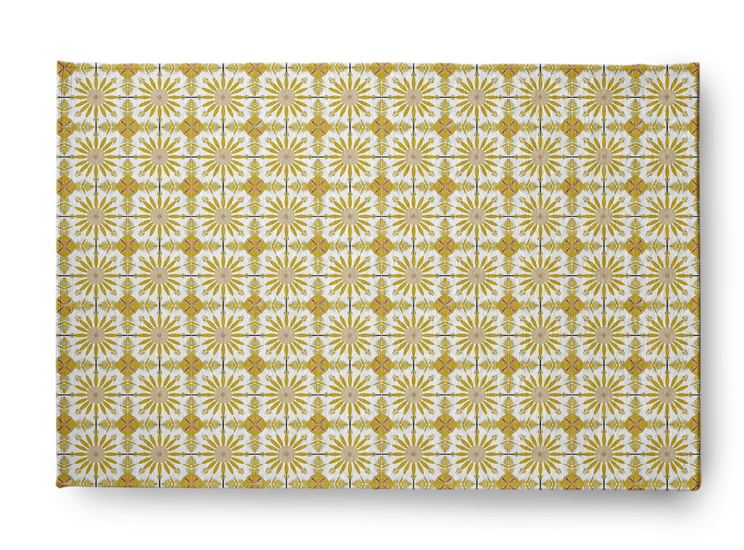 Simply Daisy 2' x 3' Sunny Mustard Chaney Indoor/outdoor Rug