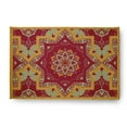 thumbnail image 1 of Simply Daisy 2' x 3' Sunny Mustard Shawl Indoor/outdoor Rug, 1 of 1