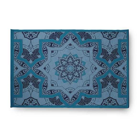 Simply Daisy 2' x 3' Unreal Teal Shawl Rug