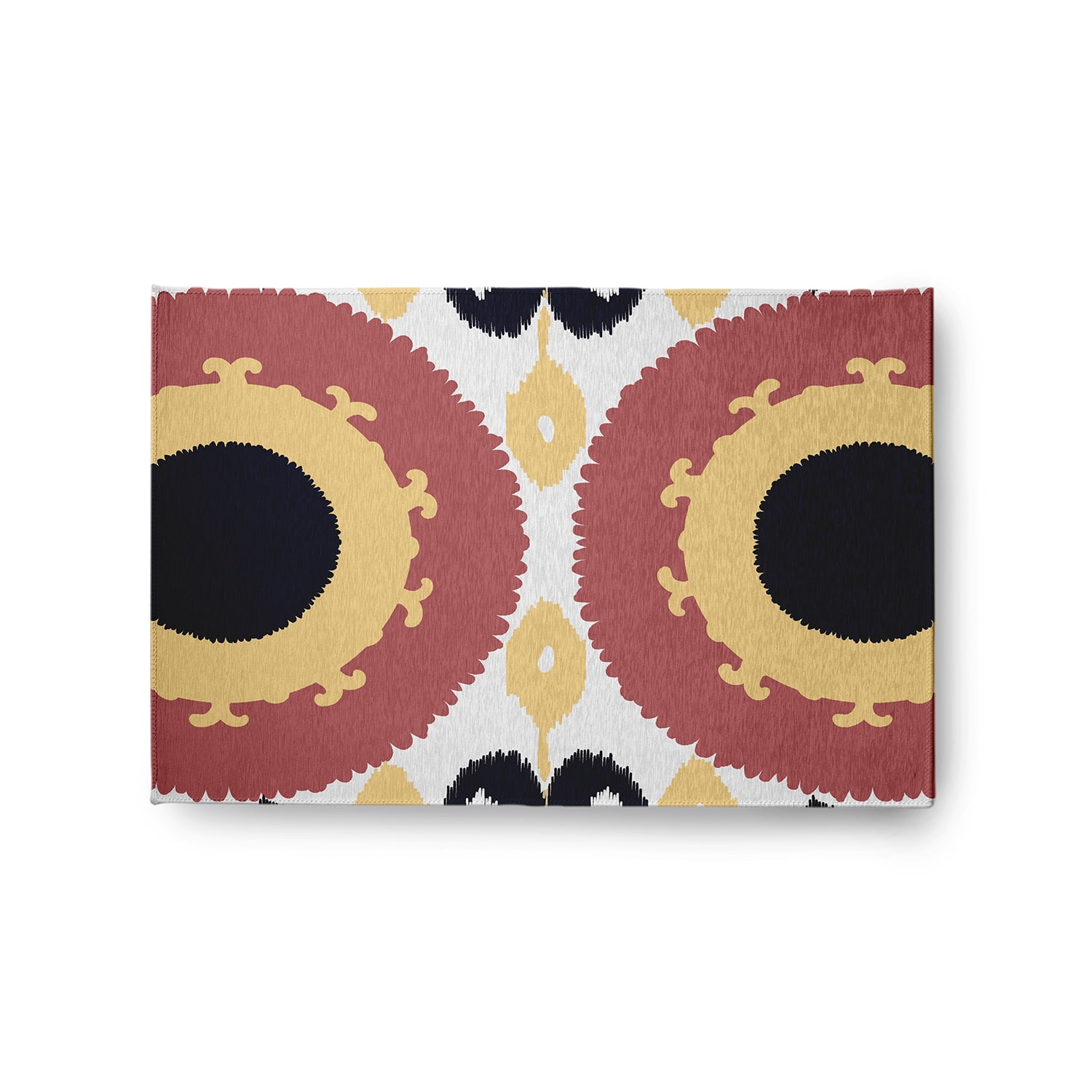 Simply Daisy 2' x 3' Yellow Boho Chenille Rug
