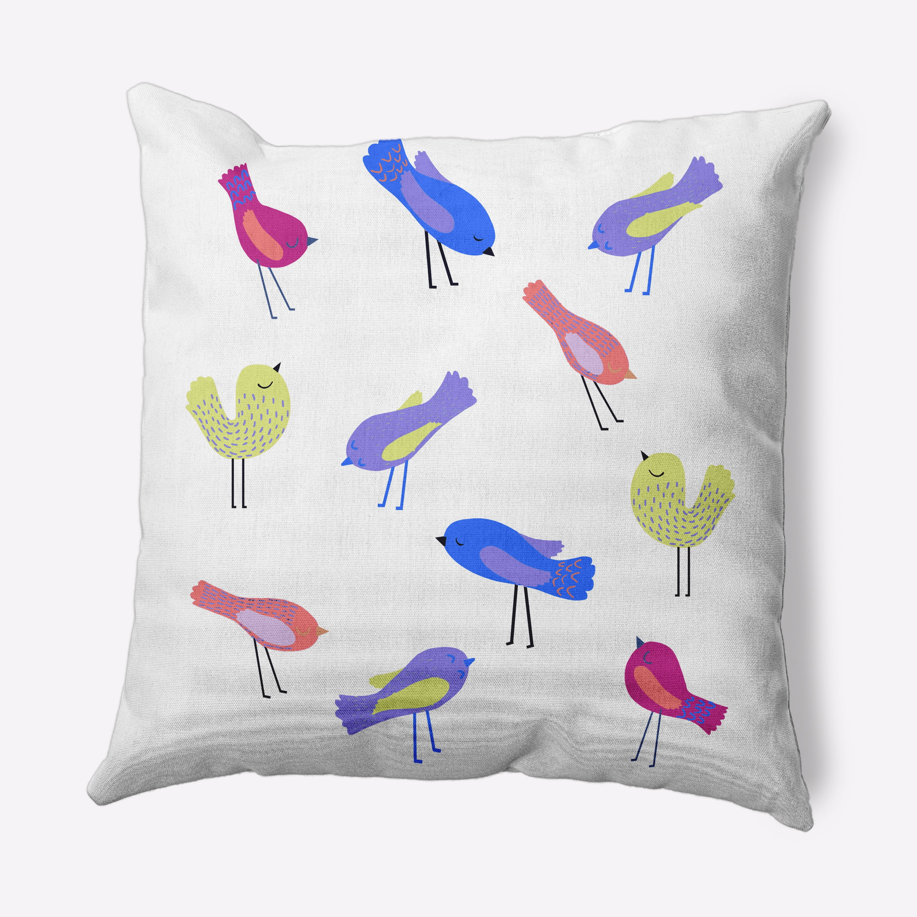 20" x 20" Simply Daisy Tweets Decorative Throw Pillow