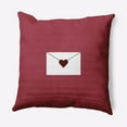 thumbnail image 1 of Simply Daisy 20 inch Love Letter Valentines Indoor/Outdoor Throw Pillow, 1 of 4