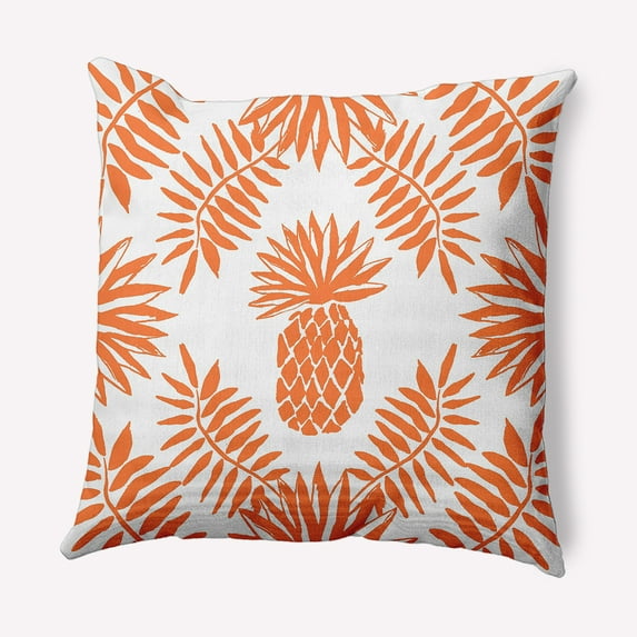 20" x 20" Simply Daisy Pineapple Leaves Decorative Throw Pillow