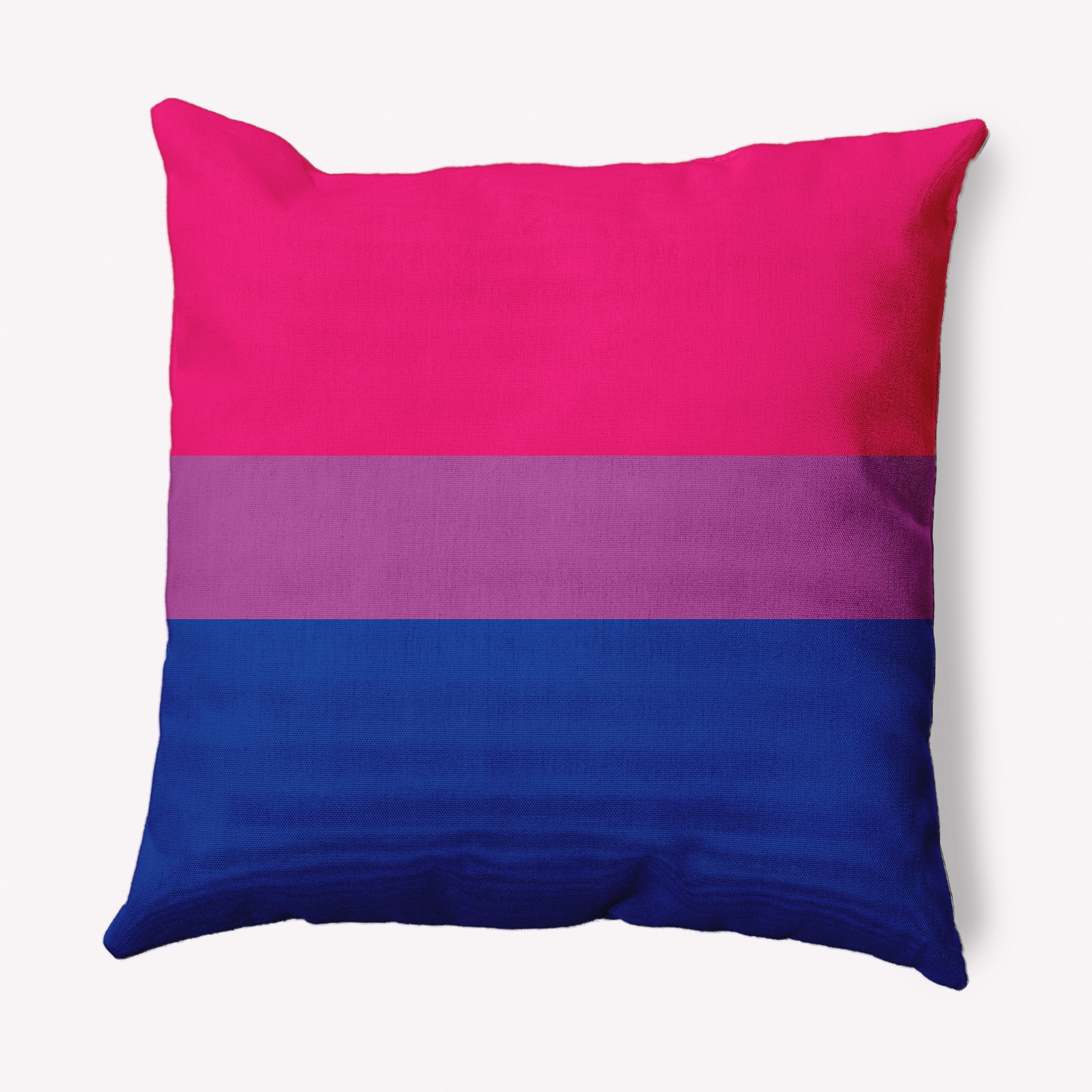 Simply Daisy 20 inch Bisexual Flag Decorative Throw Pillow