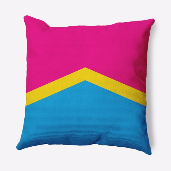 Simply Daisy 20 inch Pansexual Chevron Decorative Throw Pillow