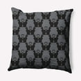 thumbnail image 1 of Simply Daisy 20" x 20" Cat Clowder Indoor/Outdoor Polyester Throw Pillow, Steel Gray, 1 of 3