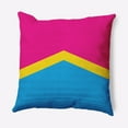 thumbnail image 1 of Simply Daisy 20" x 20" Contemporary Chevron Pride Day Polyester Throw Pillow, 1 of 3