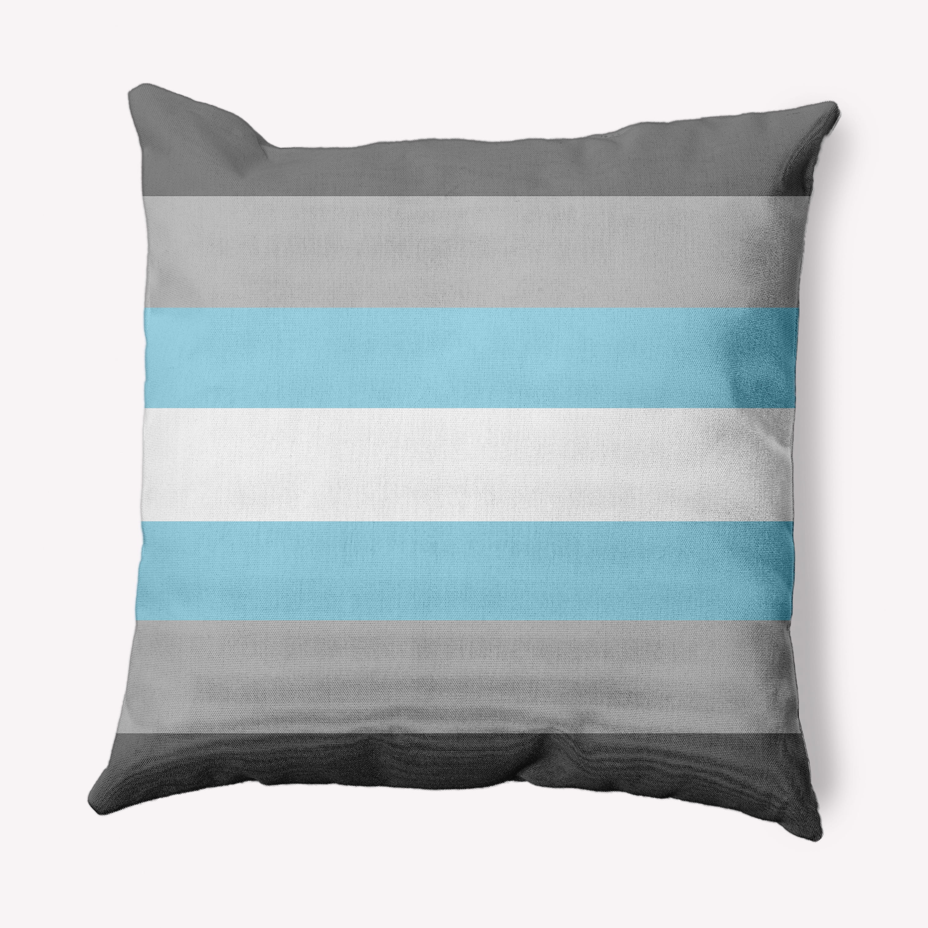 Simply Daisy 20" x 20" Contemporary Stripes Pride Day Polyester Throw Pillow