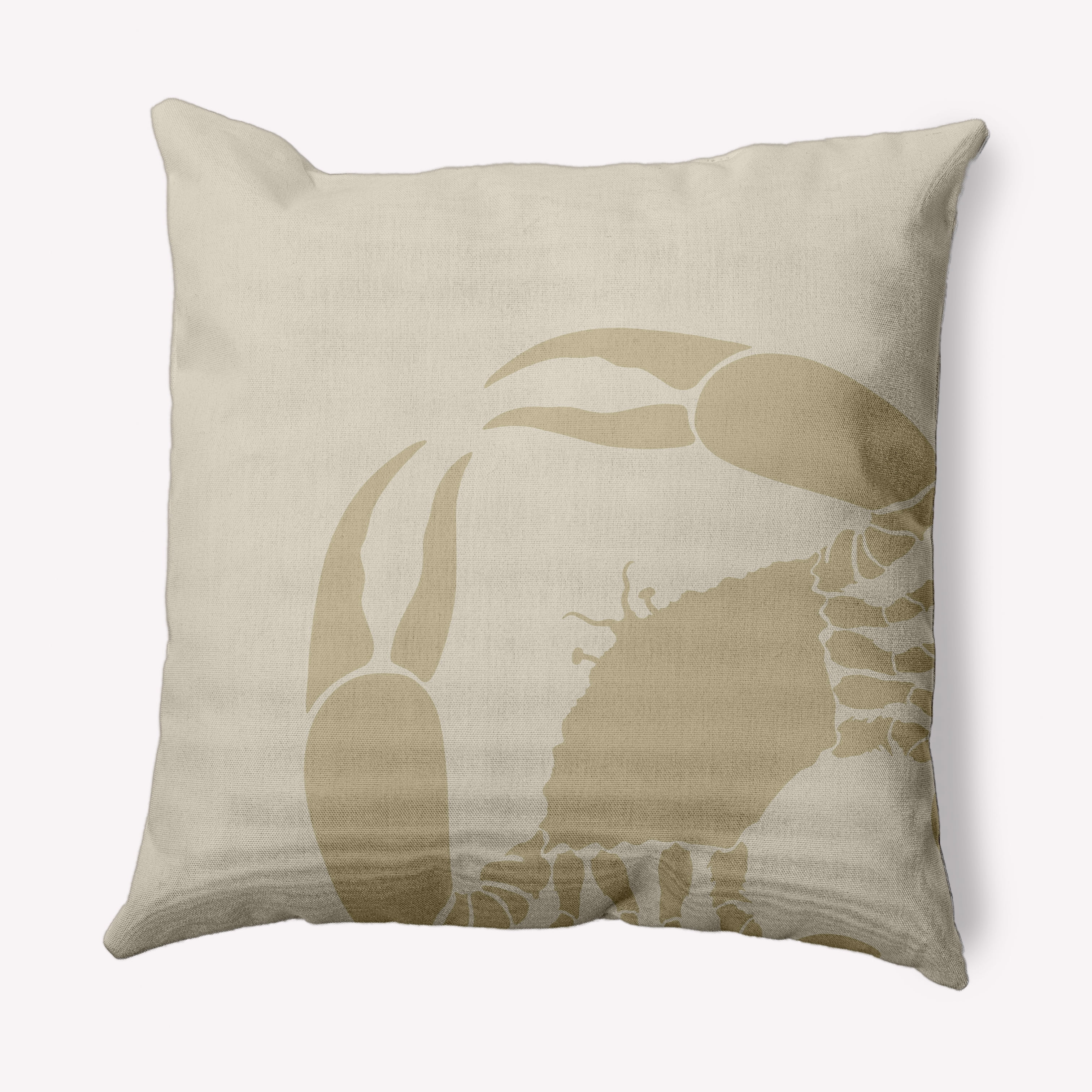 Simply Daisy 20" x 20" Crab Dip Nautical Decorative Indoor Pillow