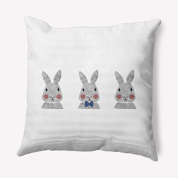 Simply Daisy 20" x 20" Easter Polyester Throw Pillow