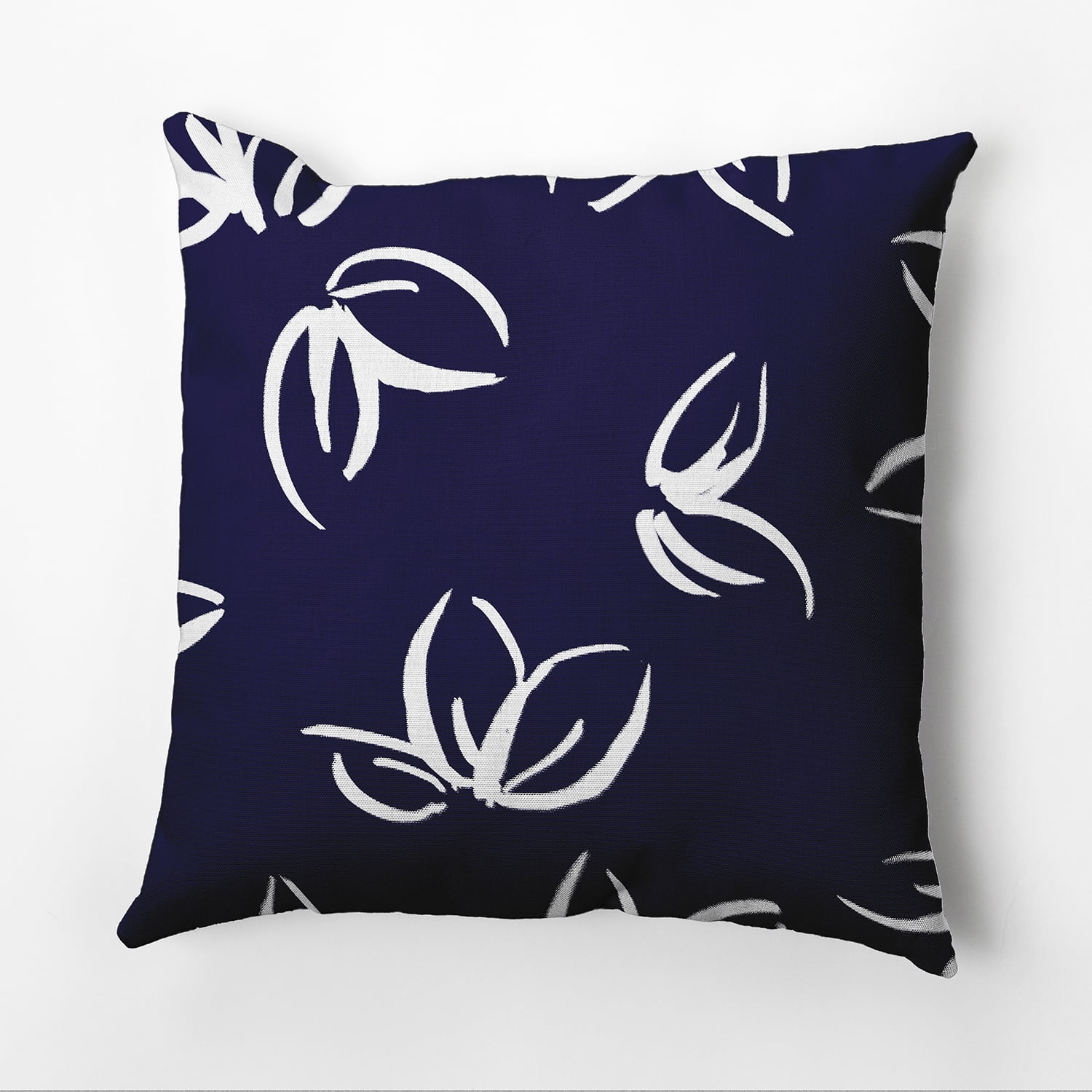 Simply Daisy 20" x 20" Eva Polyester Indoor/Outdoor Throw Pillow, Navy