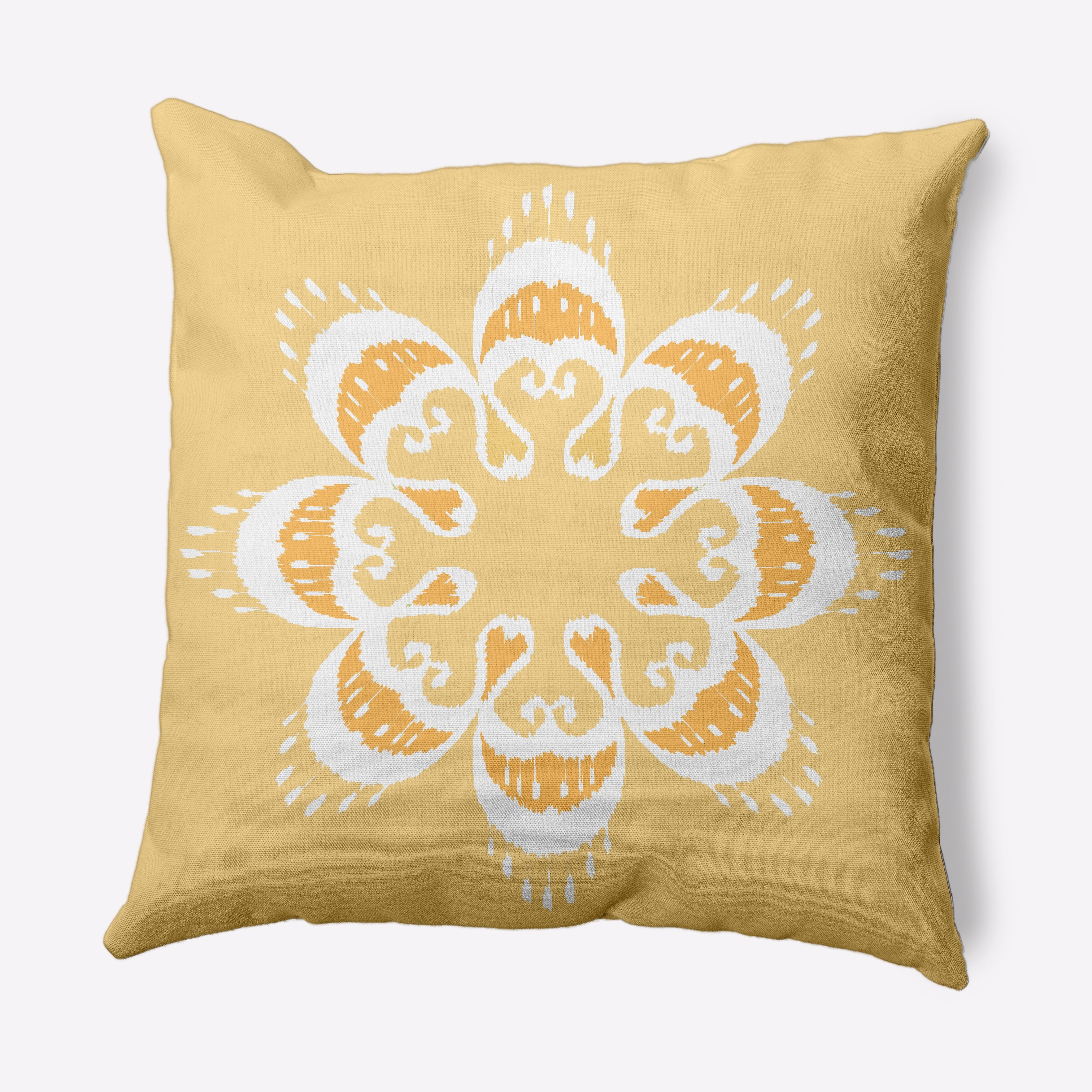 Simply Daisy 20" x 20" French, Country Yellow Polyester Throw Pillow