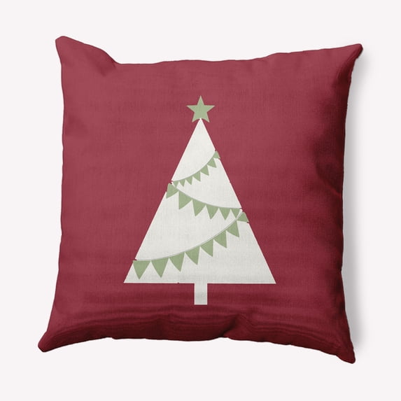 Simply Daisy 20" x 20" Garland Tree Outdoor Throw Pillow