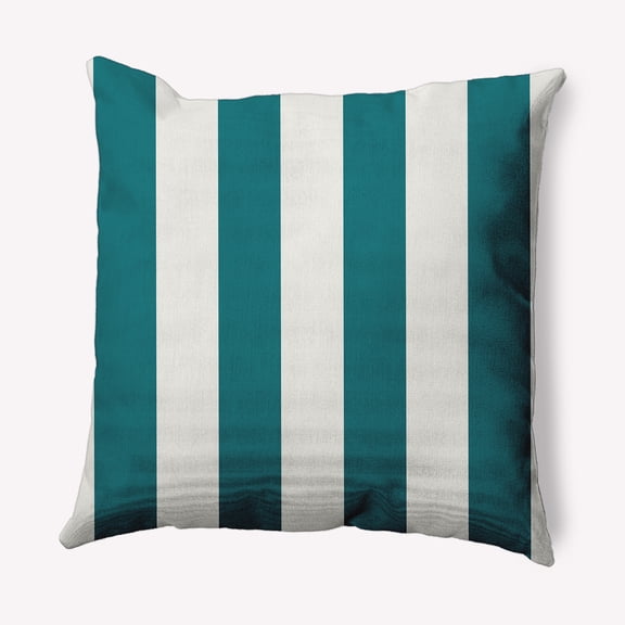 Simply Daisy 20" x 20" Graduated Stripe Nautical Indoor/Outdoor Throw Pillow