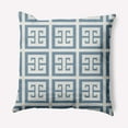 thumbnail image 1 of Simply Daisy 20" x 20" Greek Key Patterned Nautical Indoor/Outdoor Throw Pillow, 1 of 3