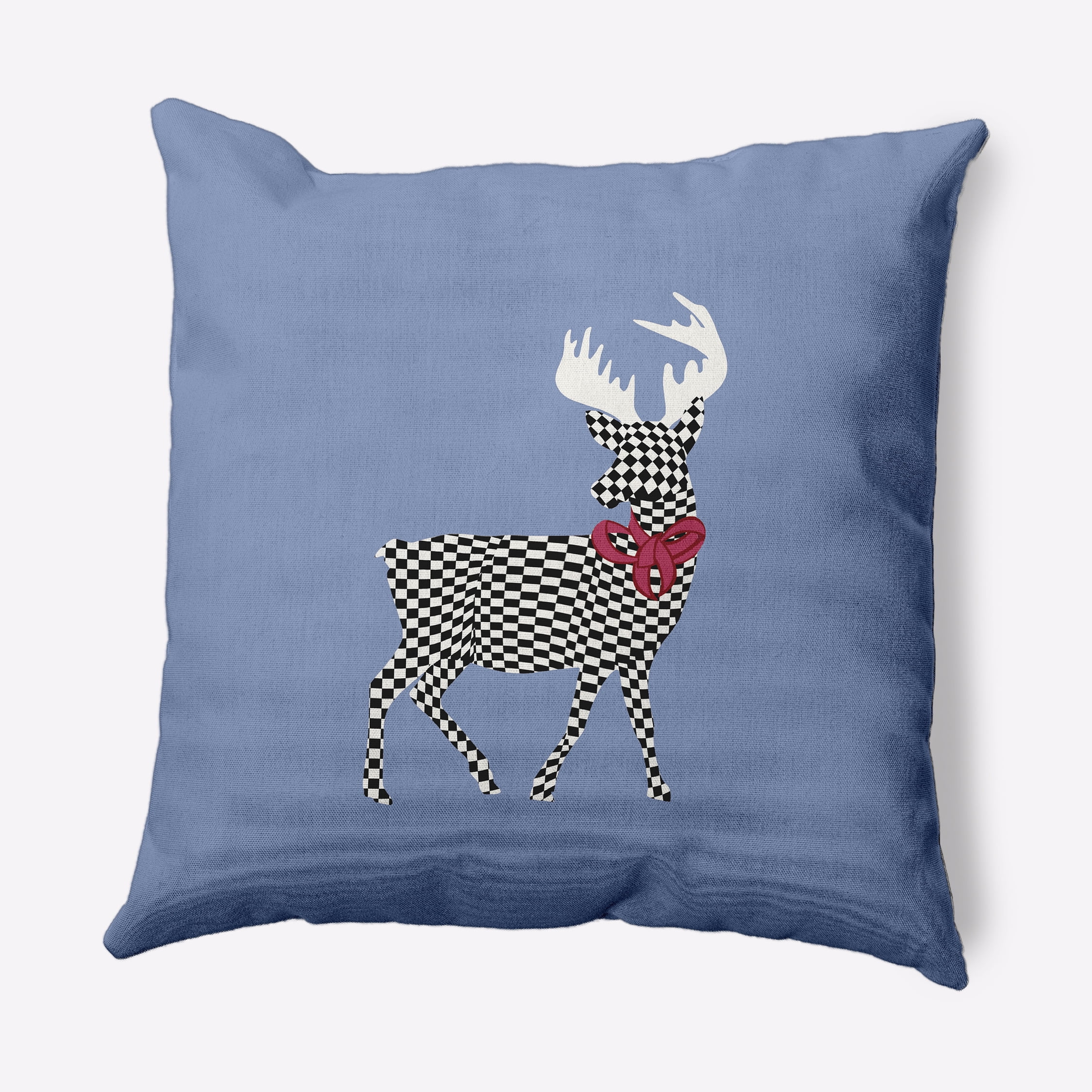 Simply Daisy 20" x 20" Merry Deer Outdoor Throw Pillow