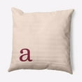 thumbnail image 1 of Simply Daisy 20" x 20" Modern Monogram Decorative Throw Pillow, Cranberry, 1 of 3