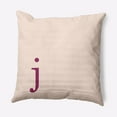 thumbnail image 1 of Simply Daisy 20" x 20" Modern Monogram Decorative Throw Pillow, Dusty Rose, 1 of 3